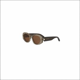 Bulgari Womens Serpenti Forever Sunglasses In Brown Oval