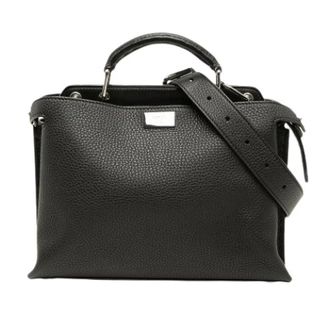 Fendi Pre-owned Peekaboo Iconic Essential - Dames - Vintage Handtas - Zwart - ONE Size - Leer - Vintage