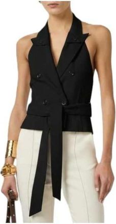 Elisabetta Franchi Mujer, Chaquetas, Negro, Talla: S