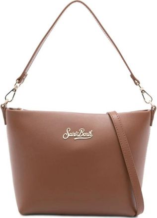 MC2 Saint Barth Aline Bag - Dames - Schoudertassen - Bruin - ONE Size - Leer - Tassen