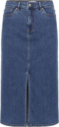 Part Two Dillin Rok - Dames - Spijkerrokken - Blauw - XS - Rokken