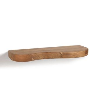 Moycor Consola flotante irregular madera beige anch. 100 cm