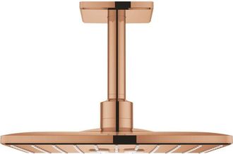 GROHE Set doccia a soffitto Rainshower 310 SmartActive Cube 26481 DA caldo tramonto