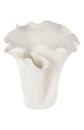 Uma Abstract Ceramic Vase in White at Nordstrom Rack