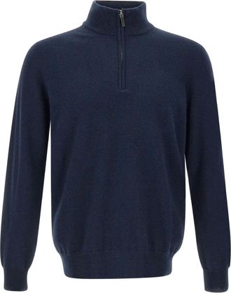 KANGRA Cardigan in lana - Blu