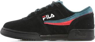 Fila Heren lage schoen in zwart/rood - Heren - Sneakers - Zwart - 45 EU - Schoenen