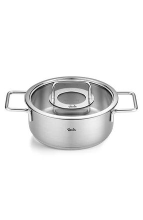 FISSLER Pure Collection Stainless Steel Rondeau with Glass Lid at Nordstrom, Size Medium