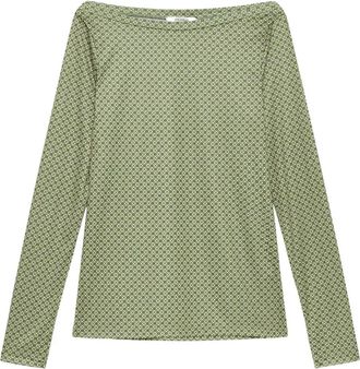 Maliparmi T-shirt con motivo geometrico - Verde