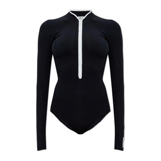 Hunza G Dames, Badkleding, Zwart, Maat: XS Polyamide