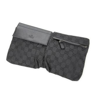 Gucci Pre-owned Mens Waist Pouch Shoulder Bag - Black - One Size