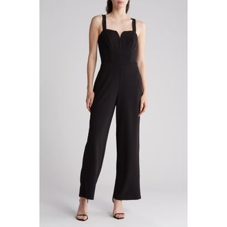 Bebe Wide Leg Jumpsuit in Black at Nordstrom Rack, Size X-Small