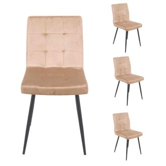 Vintahome Pack 4 sillas Mirlo beige
