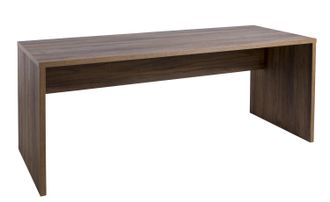 Composad Composad Scrivania Della Linea Davinci Brera Con Modesty Panel, Scrivania Moderna Ed Elegante, Per Pc, Ufficio, Studio, (lxaxp) 178,2x74,5x69 Cm, Colo