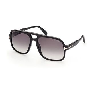 Tom Ford Sunglasses, unisex, Black, 60 MM, Black Gradient Metal Sunglasses Falconer-02