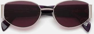 Retro Superfuture Sunglasses X Melanzana Sxx Purple/Purple Gradient Unisex