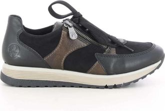 Rieker Bruine Damesschoenen Stijlvol Model - Dames - Sneakers - Zwart - 36 EU - Schoenen