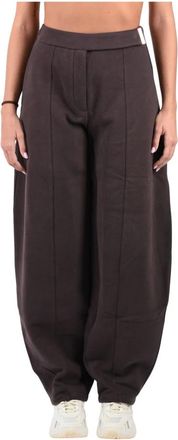 Sportmax Pantalones anchos Hobby - Trousers - Mujer - Marr&oacute;n - XS