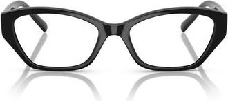 Vogue Eyewear 53mm Cat Eye Optical Glasses in Black at Nordstrom