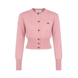 Vivienne Westwood Dames, Truien, Roze, Maat: L Wol