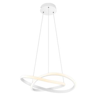 Reality Reality Leuchten - Suspensi&oacute;n Moderna Curso Led Blanco Regulable 27w &Oslash;60 Cm Trio Iluminaci&oacute;n