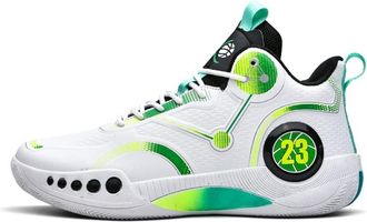 Generic Mens Basketball Shoes are Breathable Shock-absorbin, Wear-Resistant Fashionable Outdoor Sports Training Boots Walking Shoes(Green,5.5 UK)