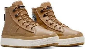 Converse Chuck Taylor All Star Equip Waterproof Leather Boot in Toadstool Tan at Nordstrom Rack, Size 12.5 Womens / 11 Mens