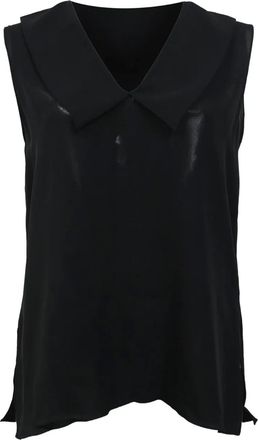 Theory Blusa smanicata con scollo a V - Nero
