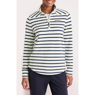 Vineyard Vines Stripe Shep Shirt in Millie Stripe White Navy at Nordstrom, Size X-Small