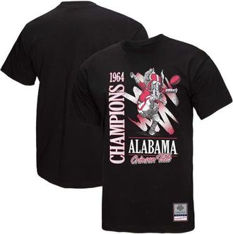 Mitchell & Ness Mens Mitchell & Ness Black Alabama Crimson Tide Retro Brush Mineral Wash T-Shirt at Nordstrom, Size Medium