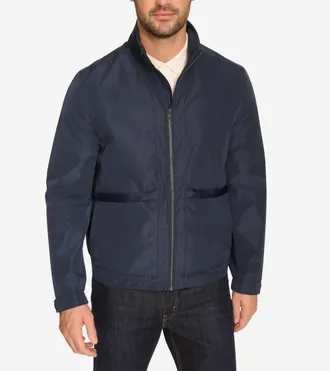 Cole Haan Mens Packable Windbreaker - Blue Size Medium
