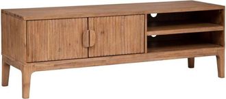 Atmosphera Mueble De Tv Sabor - 2 Puertas - Madera De Acacia - Atmosphera Cr&eacute;ateur DInt&eacute;rieur