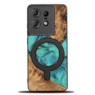 OEM Funda Bewood Unique Para Motorola Edge 50 Pro - Turquesa Con Magsafe
