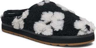 Sanuk Yoga Cloud Lounger Slipper in Black Daisy at Nordstrom, Size 11