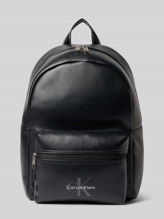 Calvin Klein Rucksack in Leder-Optik in Black, Gr&ouml;&szlig;e 1