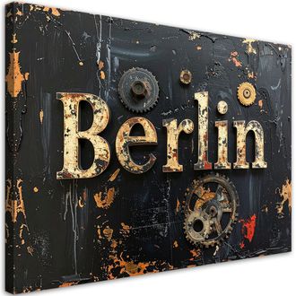 Feeby Impresi&oacute;n De Imagen, Cartel De Berl&iacute;n Tipograf&iacute;a, 120x80