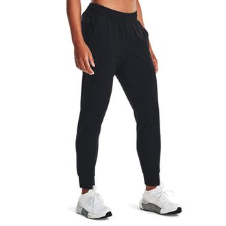Under Armour Womens Ua Unstoppable Jogger Tracksuit Bottoms, Black / black, M