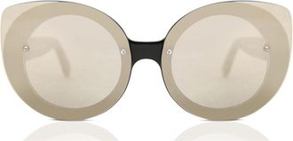 Retro Superfuture RITA VX1 Womens Sunglasses Black Size 51