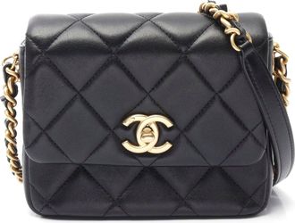 Chanel Lambskin Matelasse Shoulder Bag