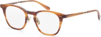 Garrett Leight Mens 47 mm Brown Opticals