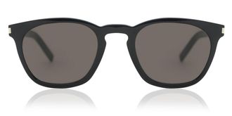 Saint Laurent SL 28 SLIM 001 Mens Sunglasses Black Size 49