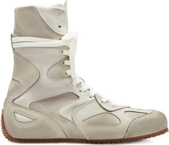 Axel Arigato Slow ankle boots - women - Suede/Recycled Cotton/Leather/Microfibre/Nubuck Leather/Leather/Rubber - 37 - Neutrals