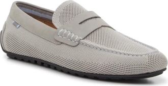 Mix No. 6 Mens Mix No. 6 Cairro Penny Loafers Shark Gray Moc Toe Casual Shoes GAL1254