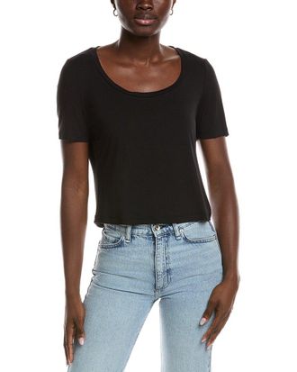 L'agence Lagence Dana Crop T-Shirt
