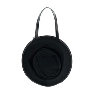 Junya Watanabe Jr-K215 Ronde Tas - Dames - Tassen - Zwart - Maat: ONE Size Zijde