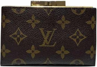 Louis Vuitton Pre-owned Wallets, male, Brown, Size: ONE SIZE Pre-owned Monogram Compact Wallet USA Limited