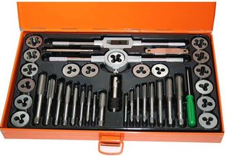 Trade Shop Trade Shop - Filiera 40 Pz Filiere Maschi Y Femmine X Filettatura Fer En Valigetta