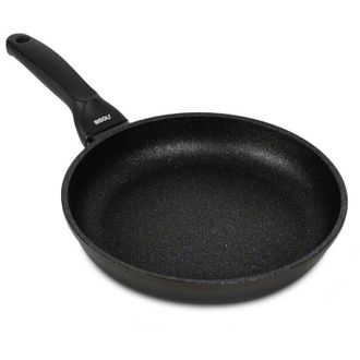 Risoli Padella Bassa Black Plus, Alluminio Pressofuso, Bakelite, Nero, 28x28x4 cm