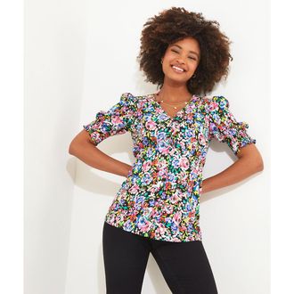 Joe Browns Blouse met V-hals en bloemenprint