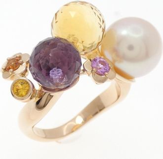 Chanel Pink Gold Pink Gold (18K) Band Ring (Pre-Owned)