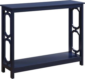 Convenience Concepts Omega Console Table, Cobalt Blue